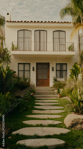 A Two-Story White House wit...