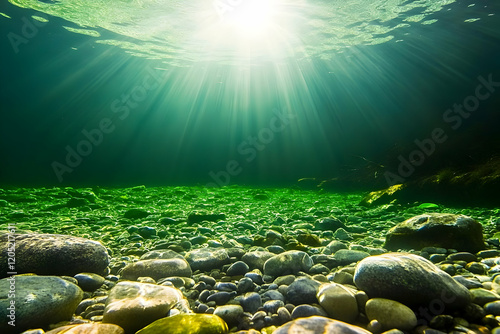 Sunlight Pierces Through Gr...