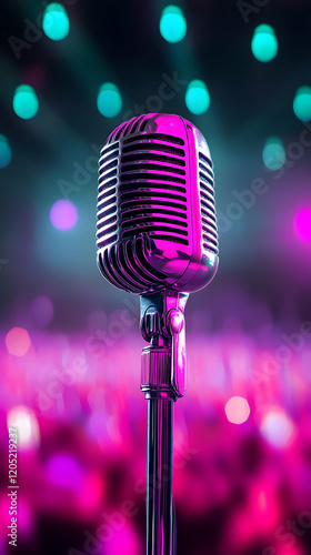 Retro Microphone Stands on ...