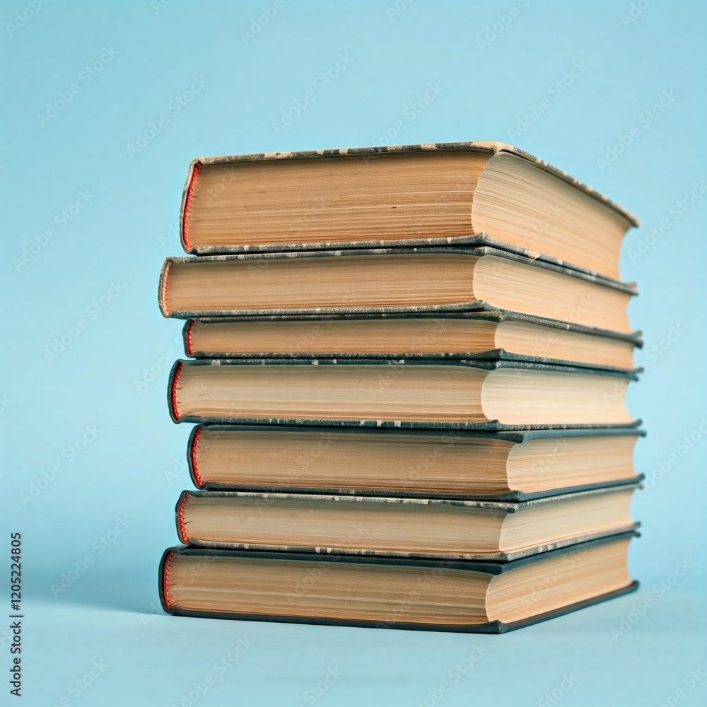 Fototapeta premium stack of old books