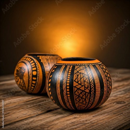 traditional wooden craft from south African tribes