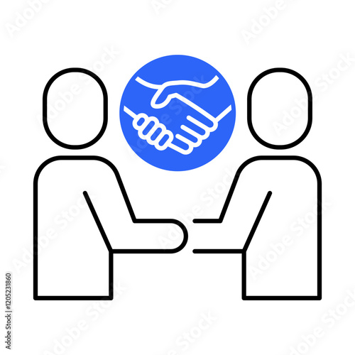 Team Collaboration – Icon Representing Unified Teamwork