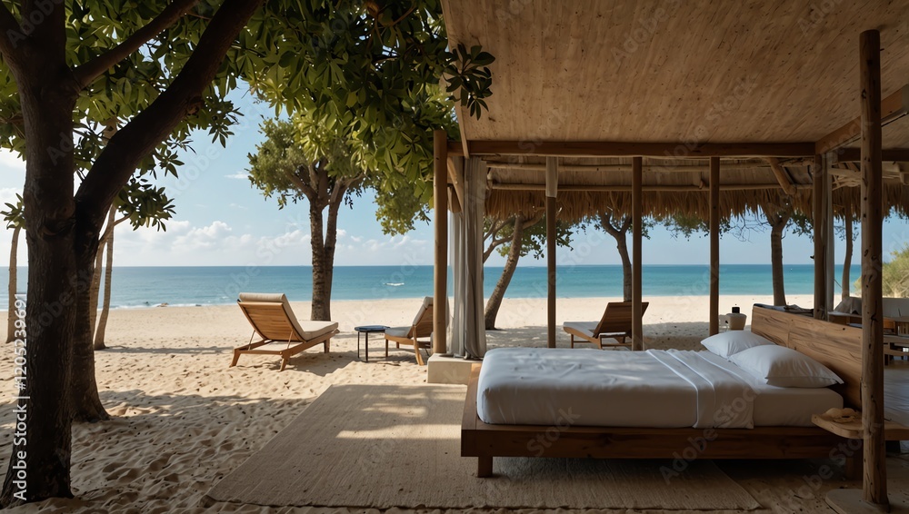 relax on the beach