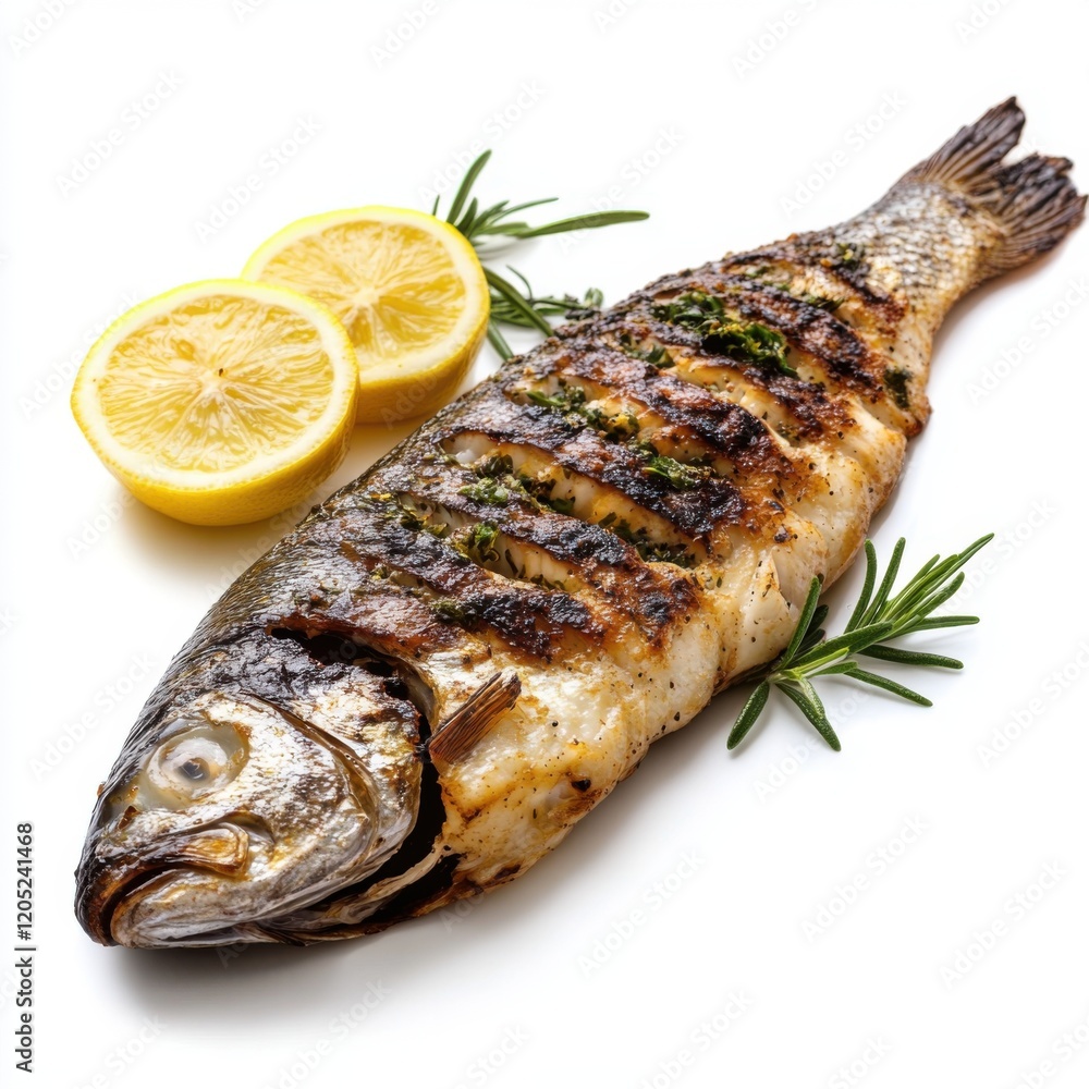 grilled fish with lemon and herbs grilled fish with lemon and herbs