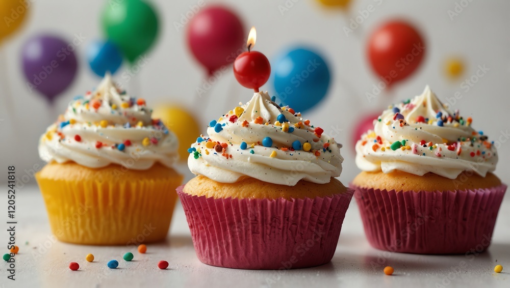 cupcakes with sprinkles