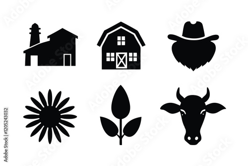 Agro logo icon vector art illustration