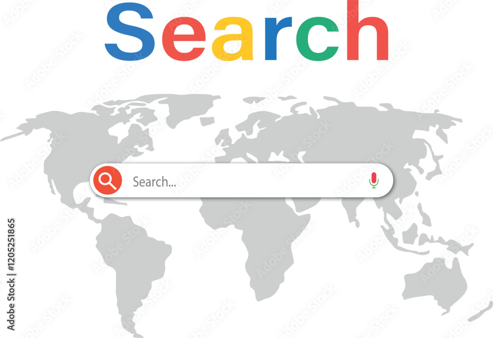Obraz premium Global Search Engine