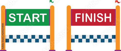 Race Start and Finish Line