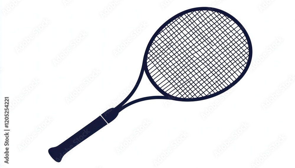 White background vector of a detailed glyph icon for a badminton racket balance adjuster.