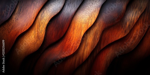 Abstract wavy wood texture background.