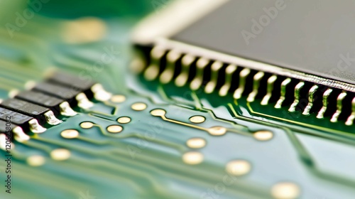 Circuit components meticulously arranged on a development board, showcasing innovation and precision in electronic engineering, where every element plays a crucial role in creating functional technolo