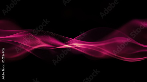 Romantic Abstract Pink Glow with Bokeh and Dreamy Light in the Dark Valentine's day background