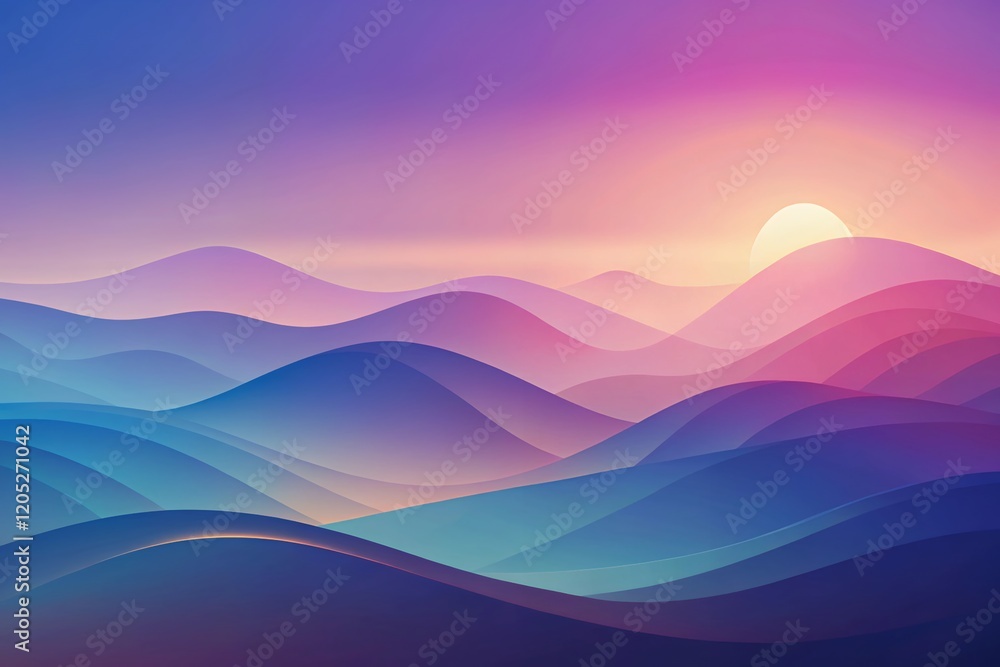 abstract background with mountains and clouds Gradient Background. Abstract design template for brochures, flyers, magazine, banners, headers, book covers, abstract background with mountains and clouds Gradient Background. Abstract design template for brochures, flyers, magazine, banners, headers, book covers,