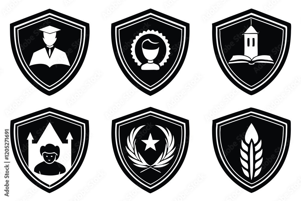Education logo icon vector art illustration Education logo icon vector art illustration