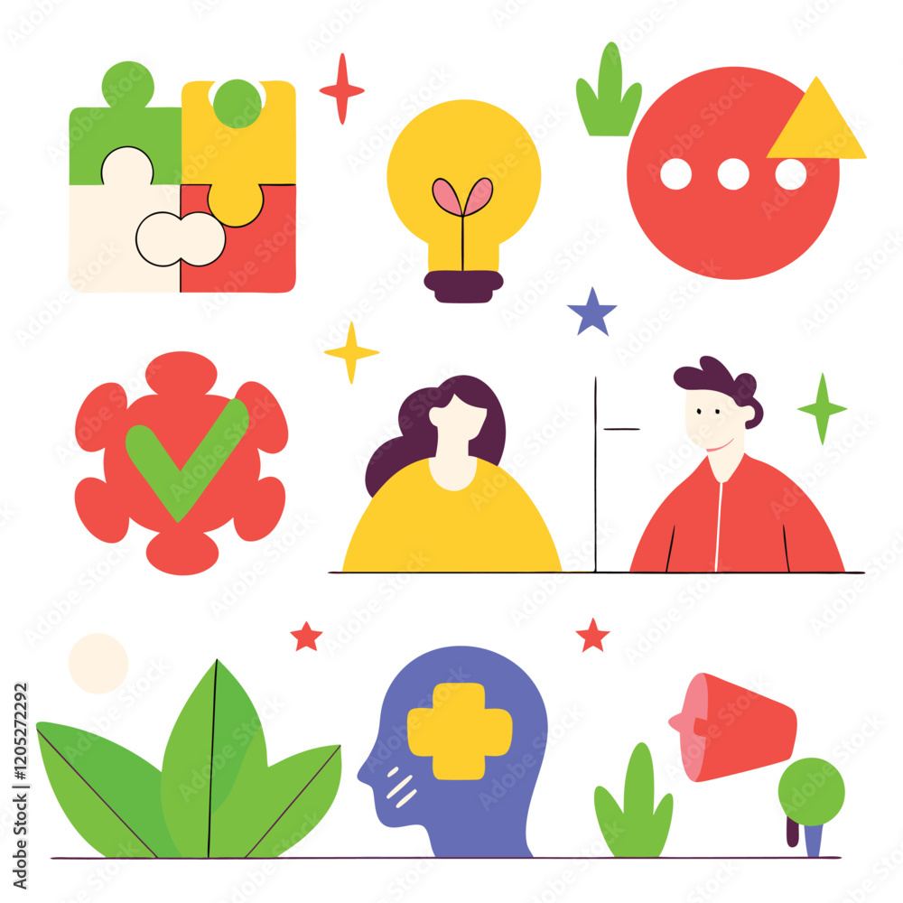 Hand-Drawn Soft Skills Icons: Teamwork, Communication, Creativity, Problem-Solving, Leadership Hand-Drawn Soft Skills Icons: Teamwork, Communication, Creativity, Problem-Solving, Leadership
