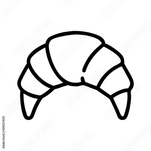 illustration of a croissant 