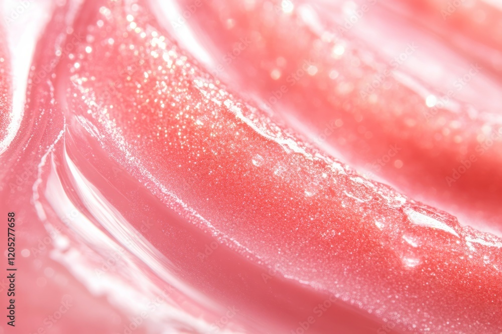 Image of Fresh lip gloss smear of bright pink color. Texture for background usage Image of Fresh lip gloss smear of bright pink color. Texture for background usage