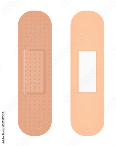 Classic brown bandages. vector illustration