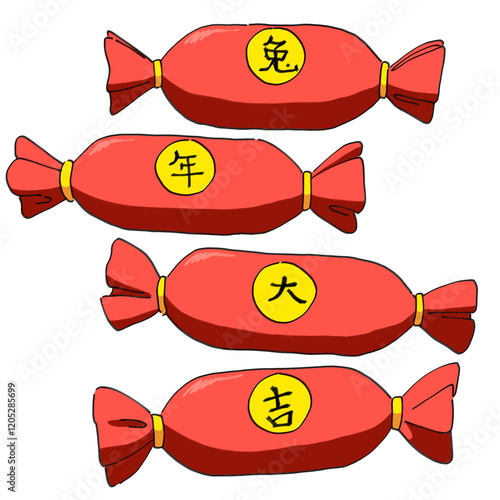 Chinese new year good luck candy 