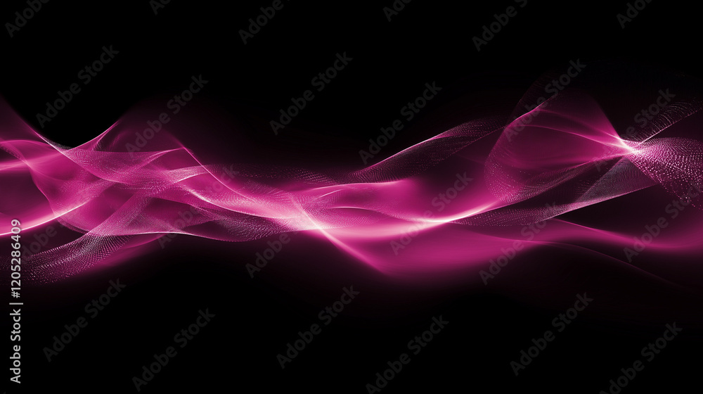 Fototapeta premium Romantic Abstract Pink Glow with Bokeh and Dreamy Light in the Dark