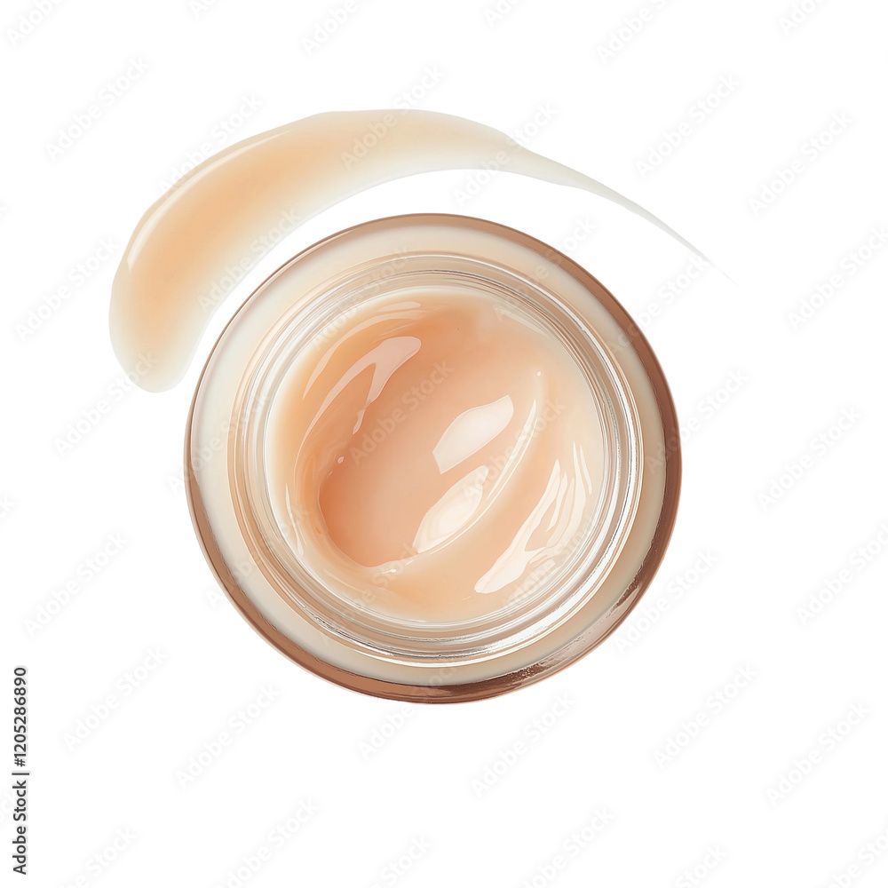 Luxurious moisturizer with smooth texture displayed transparent background isolated png Luxurious moisturizer with smooth texture displayed transparent background isolated png