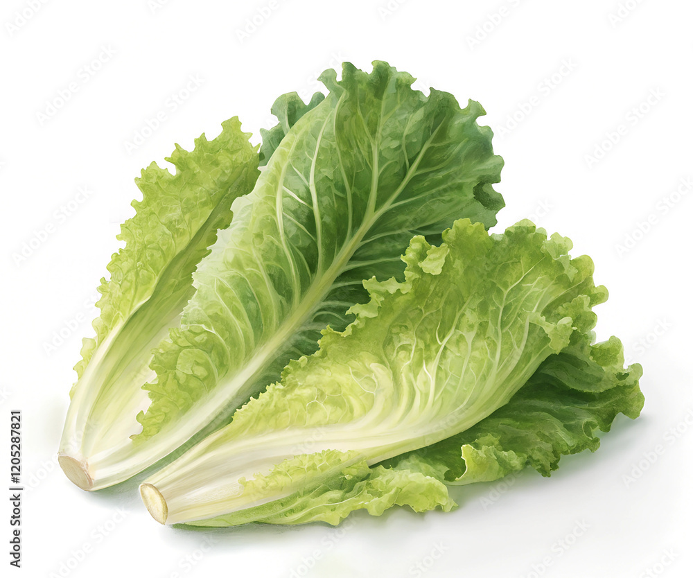 lettuce leaves for breakfast or lunch salad isolated on white background lettuce leaves for breakfast or lunch salad isolated on white background