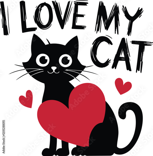 I love my cat of my life