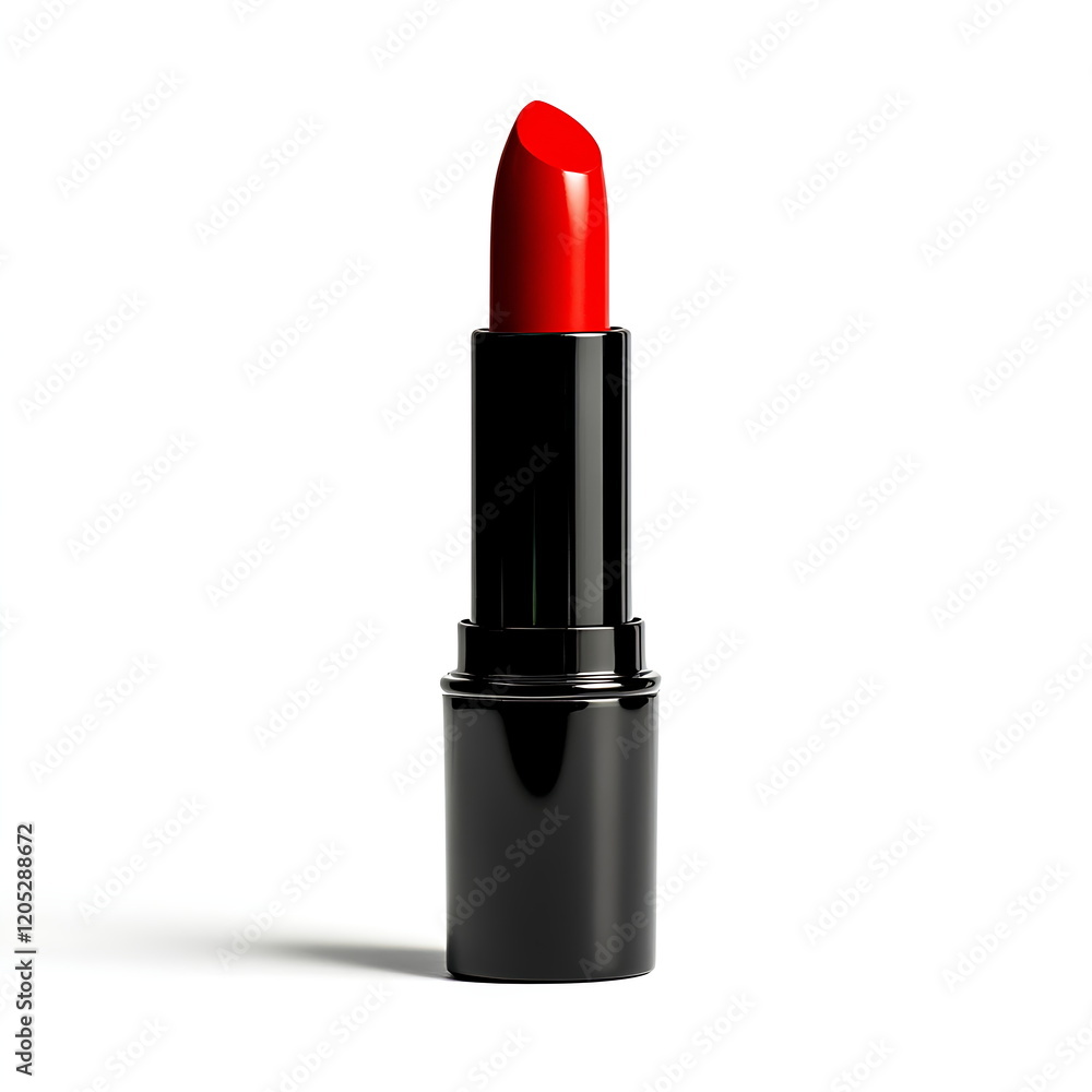 The red lipstic isolated on a white background The red lipstic isolated on a white background