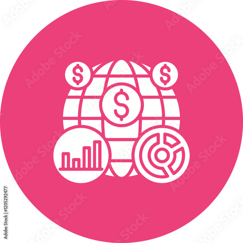 Global economics Icon