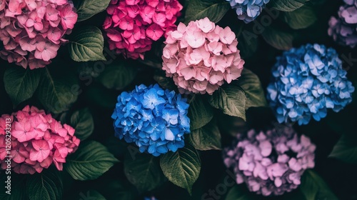 Wallpaper Mural A family greenhouse business cultivating hydrangea seedlings in pots, using eco-friendly and sustainable farming methods. Torontodigital.ca