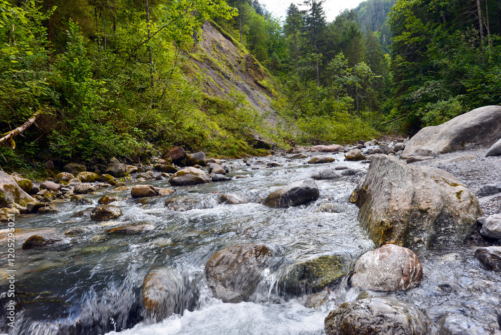 Die Bürser Schlucht in Bürs, Bürserberg und Brand im Bezirk Bludenz in Vorarlberg Die Bürser Schlucht in Bürs, Bürserberg und Brand im Bezirk Bludenz in Vorarlberg