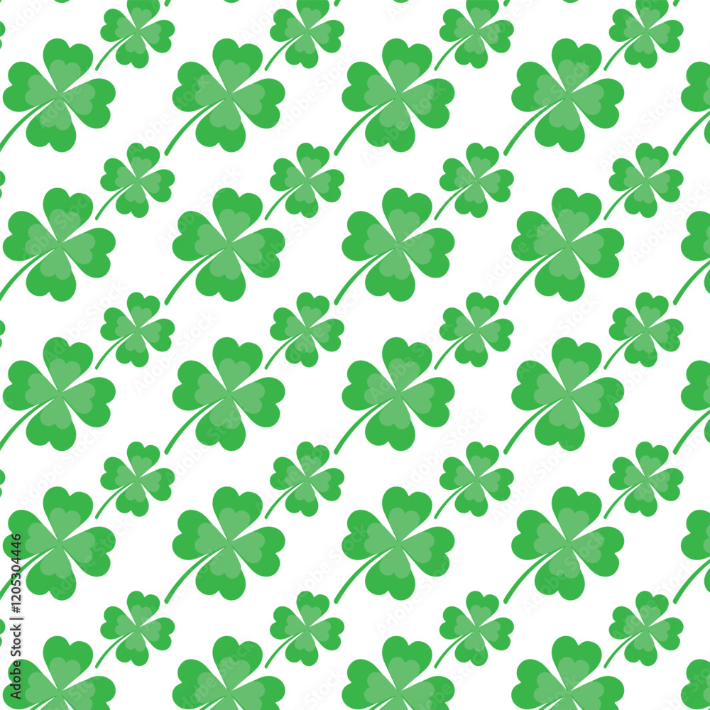 seamless pattern with clover seamless pattern with clover