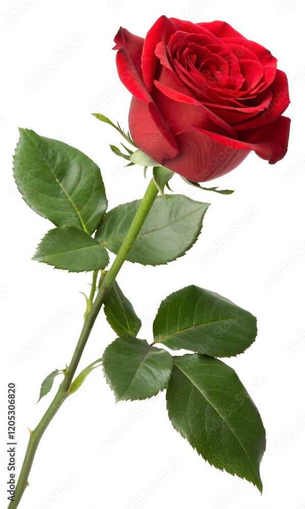Fototapeta premium single red rose