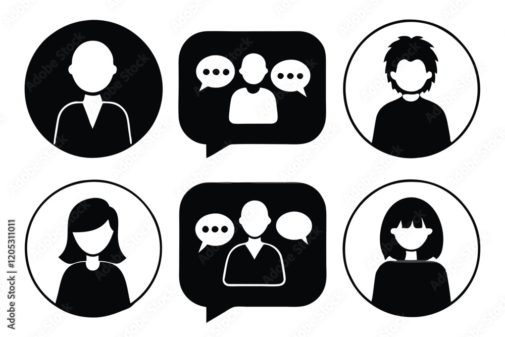 talk to partner vector art illustration talk to partner vector art illustration