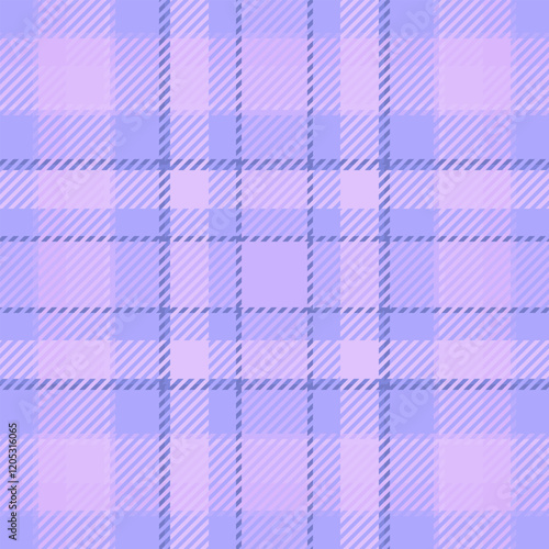 Halftone background fabric seamless, trim vector plaid tartan. Mexico pattern textile check texture in light and indigo colors.