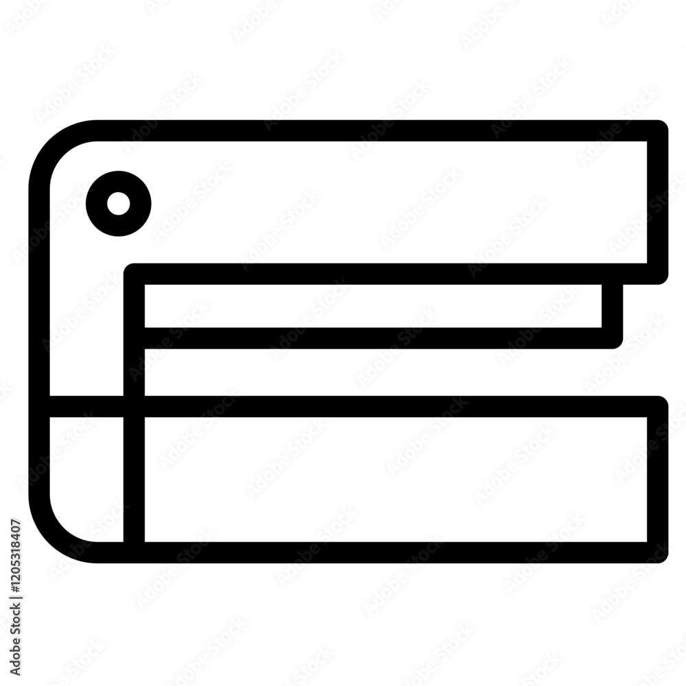 Office Stapler Stationery Line Icon Office Stapler Stationery Line Icon
