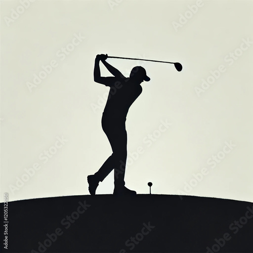 golf silhouette