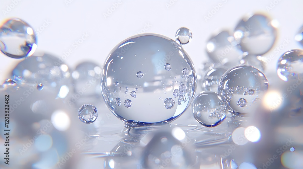 Molecular Network Visualization with Glossy Spheres and Liquid Glass Reflections Molecular Network Visualization with Glossy Spheres and Liquid Glass Reflections