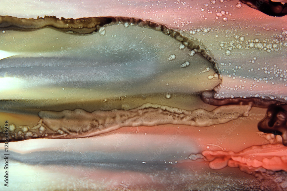 Obraz premium art background of beautiful ink smudges