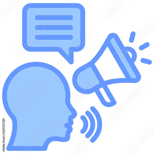 Advocacy Blue Icon