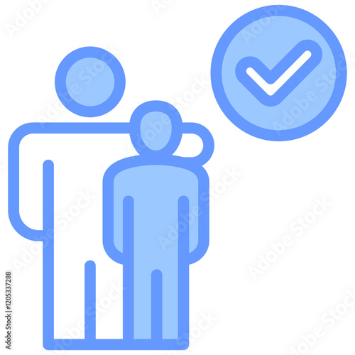 Accompany Blue Icon