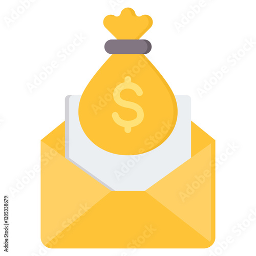 Subvention Flat Icon