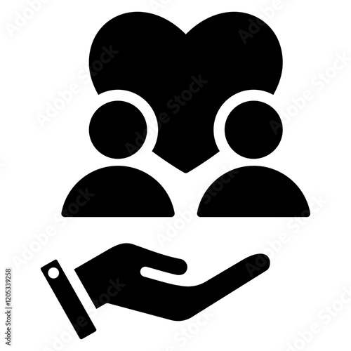 Foster Glyph Icon