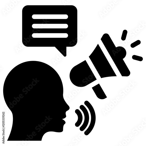 Advocacy Glyph Icon