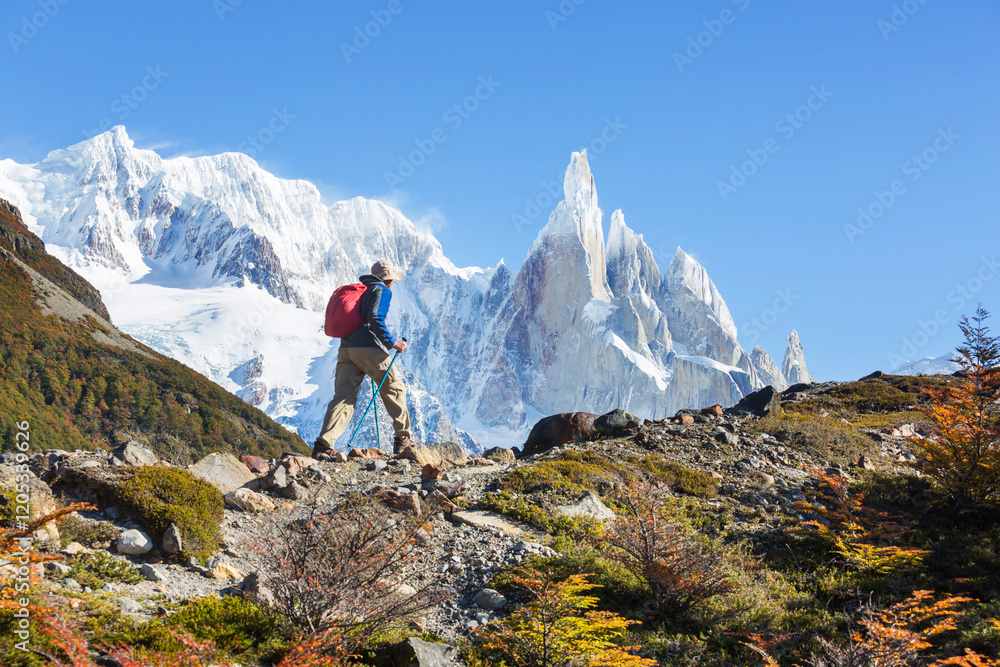 Fototapeta premium Hike in Patagonia
