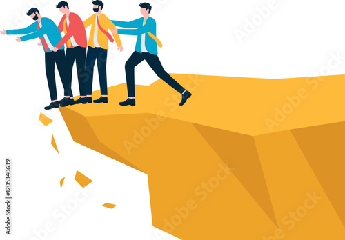 Social media illustration, business concept, web design

