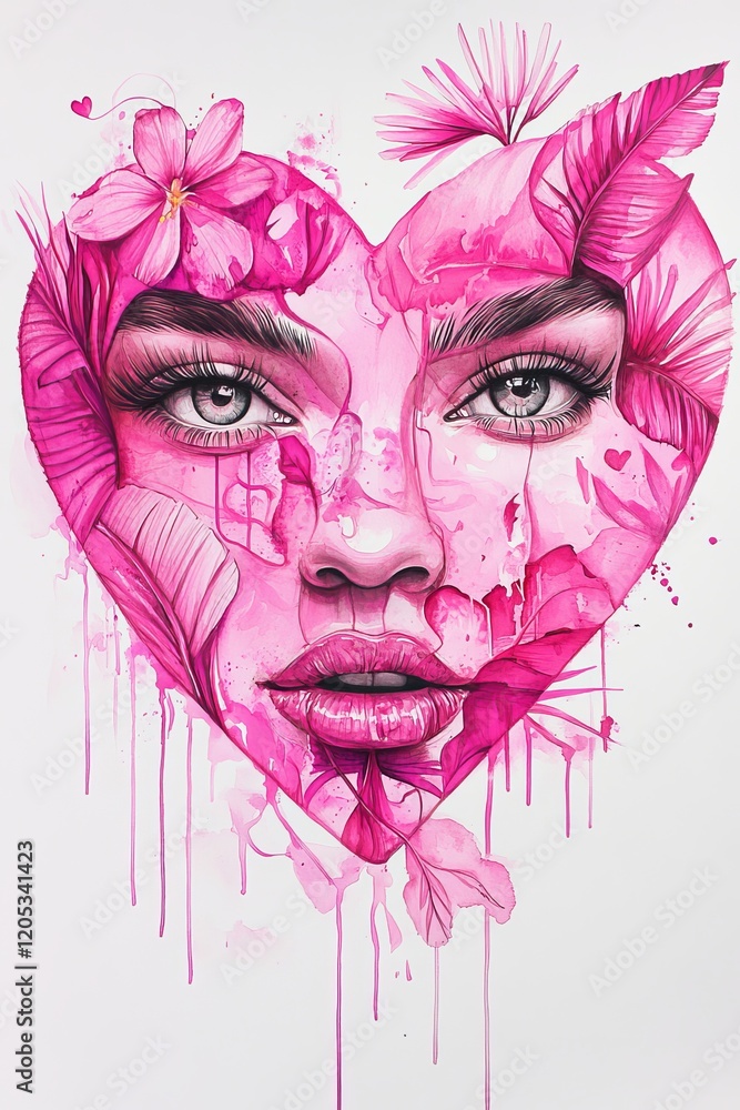 Obraz premium Valentine's day illustration