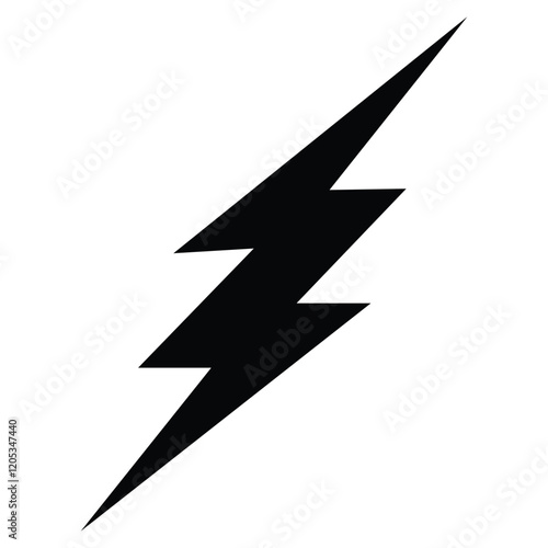 Flash icon vector. Power icon. Light icon. vector illustration. 