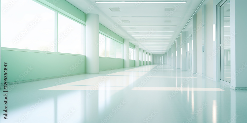 Obraz premium corridor in modern building