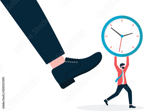 Social media illustration, business concept, web design

